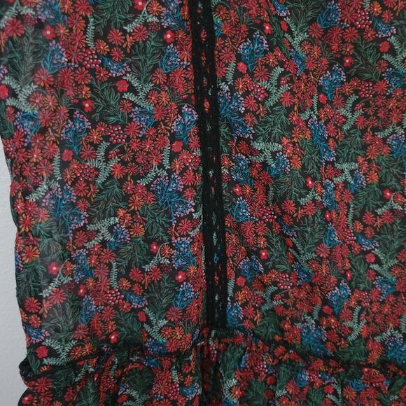 New Matilda Jane Choose Your Own Path Carol Top Floral Prairie Boho SMALL - Picture 6 of 8